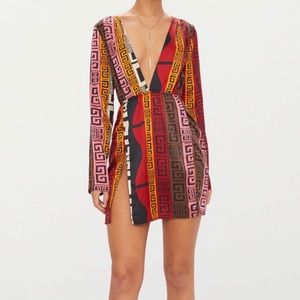 Pretty little thing Aztec Dress Size 6